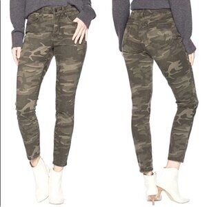 NYDJ Ami Skinny Jeans Camo, Size 8
